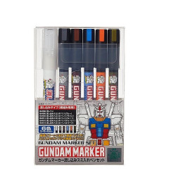 GUNDAM Maker GMS-122 Marker Set (6) Gunpla