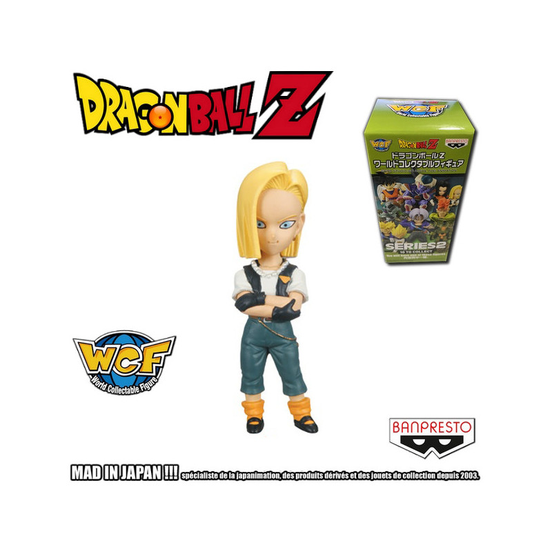 DRAGON BALL Z figurine C-18 WCF séries Cyborgs Banpresto