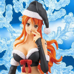 ONE PIECE figurine Nami Christmas Black Glitter & Glamours Banpresto