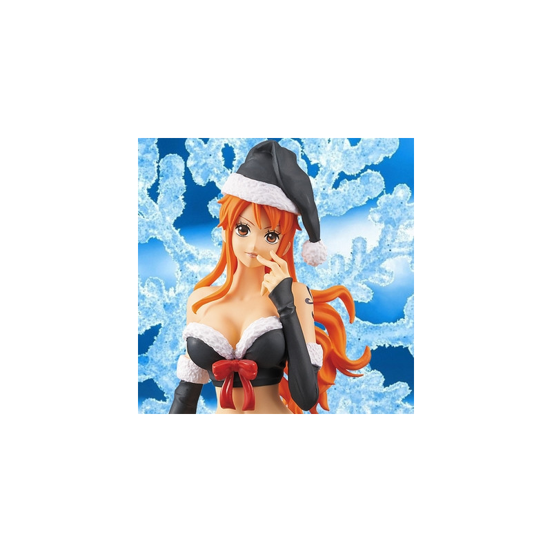 ONE PIECE figurine Nami Christmas Black Glitter & Glamours Banpresto