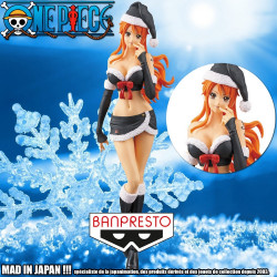  ONE PIECE figurine Nami Christmas Black Glitter & Glamours Banpresto