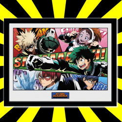 MY HERO ACADEMIA Poster Encadré Powers Gye