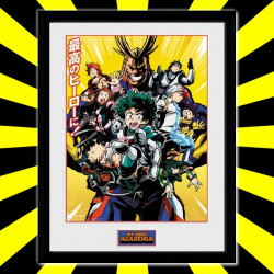 MY HERO ACADEMIA Poster Encadré Season 1 Gye