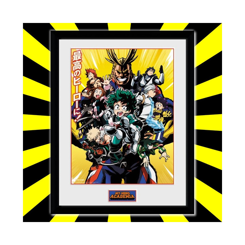 MY HERO ACADEMIA Poster Encadré Season 1 Gye