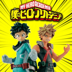 MY HERO ACADEMIA Pack figurines Izuku Midoriya & Katsuki Bakugo DXF Banpresto