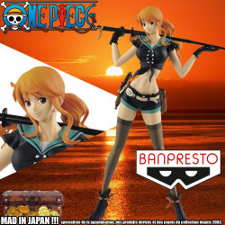  ONE PIECE figurine Nami Code B Flag Diamond Ship Banpresto