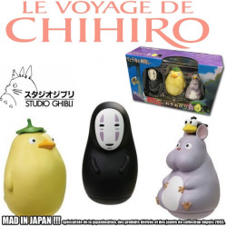  LE VOYAGE DE CHIHIRO Coffret 3 figurines Culbuto Ensky