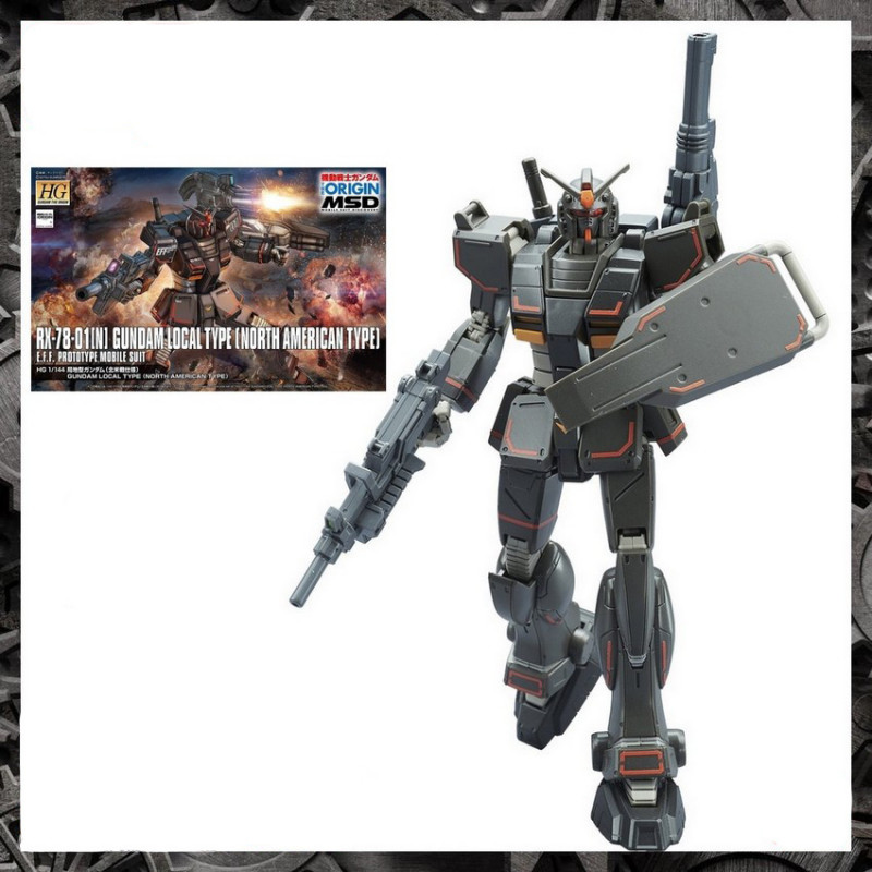 GUNDAM High Grade RX-7801 [N] Gundam Local Type NAT Bandai Gunpla