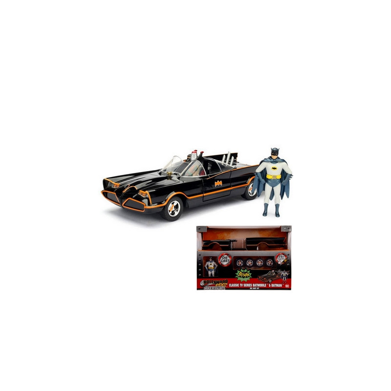 BATMAN Réplique Batmobile Batman Classic TV Series Build N' Collect Jada Toys 124ème