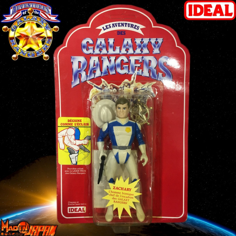 GALAXY RANGERS Figurine Zachary Fox Blister Ideal