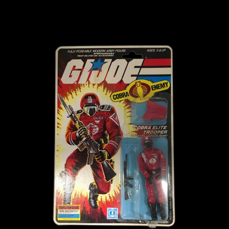 GI JOE Blister Crimson Guard  Garde Pourpre Hasbro