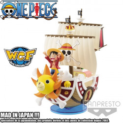  ONE PIECE figurine Luffy &Thousand Sunny Mega WCF Banpresto