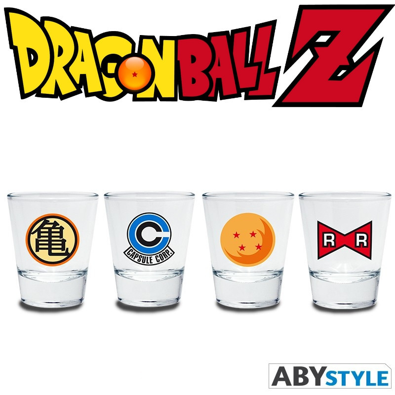 DRAGON BALL Z set 4  Shooters Emblèmes Abystyle