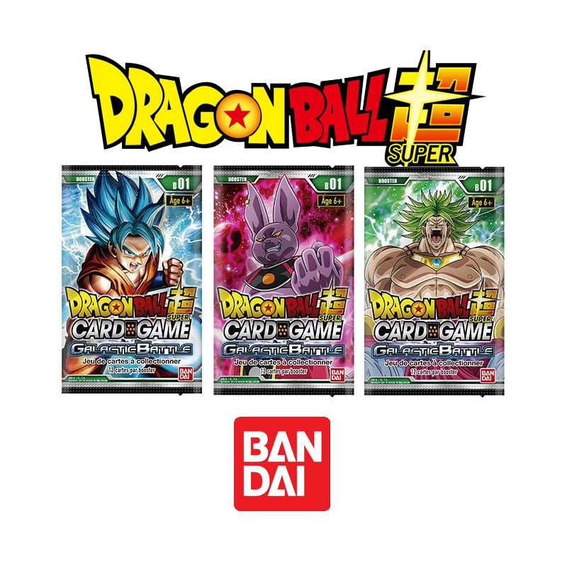 DRAGON BALL SUPER Card Game 1 Booster série 1 Galactic Battle Bandai