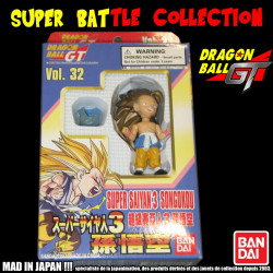 DRAGON BALL GT figurine Son Goku Super Saiyan 3 Super Battle Collection Bandai