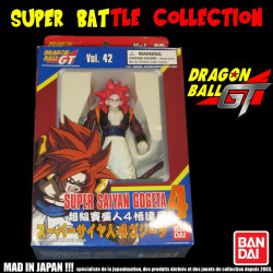DRAGON BALL GT figurine Gogeta Super Saiyan 4 Super Battle Collection Bandai