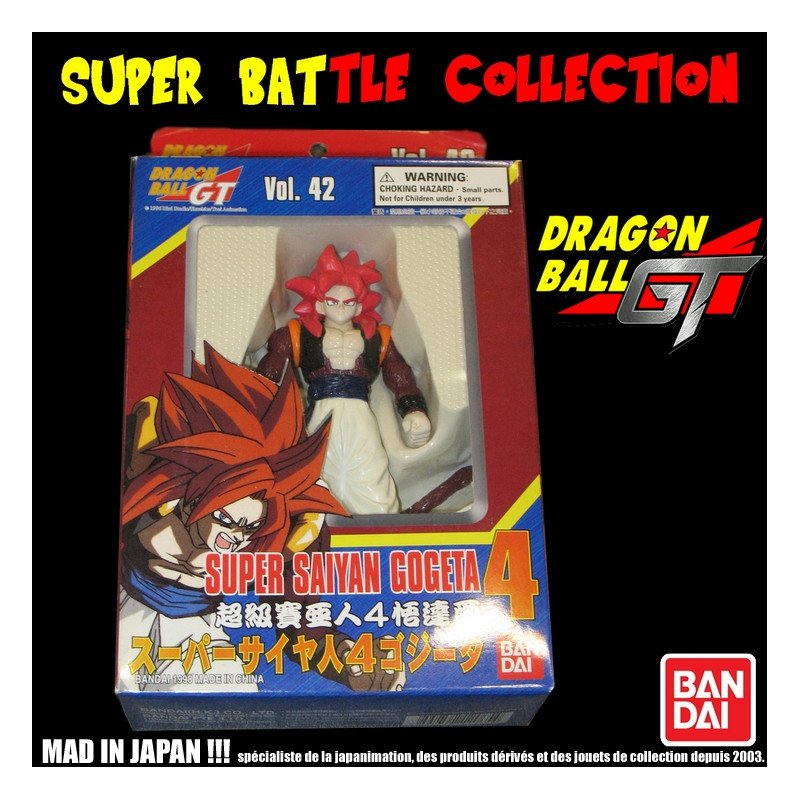 DRAGON BALL GT figurine Gogeta Super Saiyan 4 Super Battle Collection Bandai