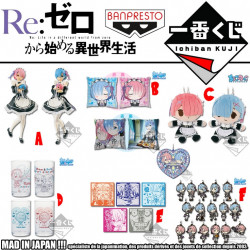  RE:Zero 1 Ticket Loterie Ichiban Kuji Joyeux anniversaire REM & RAM ! Banpresto