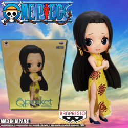  ONE PIECE figurine Q Posket Boa Hancok Yellow Banpresto