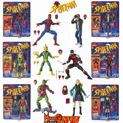  SPIDER-MAN Animated Set Figurines Marvel Retro Collection Wave 1 Hasbro