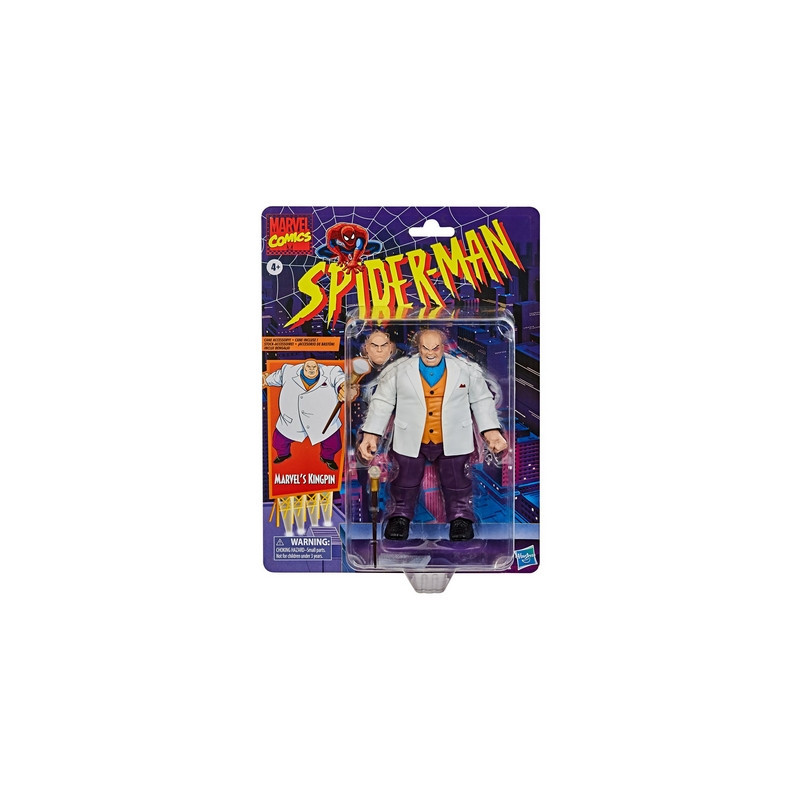 SPIDER-MAN Animated  Figurine Le Caïd  Kingpin Marvel Retro Collection Hasbro