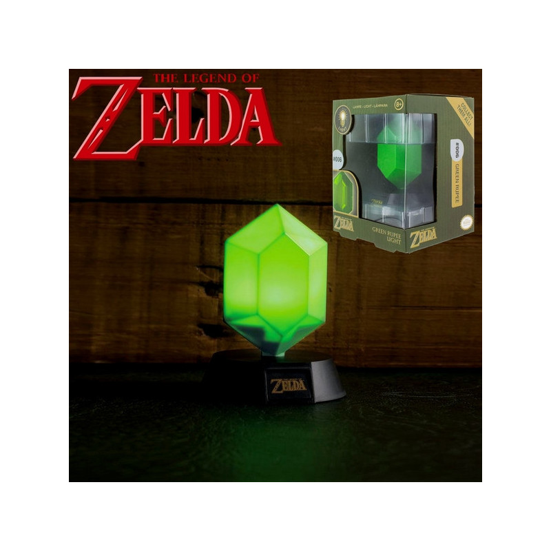 THE LEGEND OF ZELDA Mini Lampe Green Rupee Paladone