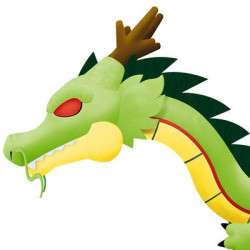 DRAGON BALL Peluche Shenron Megasize Banpresto