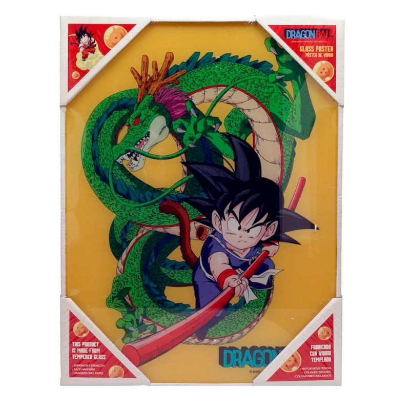 DRAGON BALL Poster en verre Goku & Shenron SD Toys