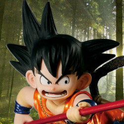 DRAGON BALL figurine Son Goku enfant metallic color Scultures Banpresto