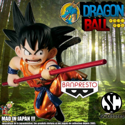  DRAGON BALL figurine Son Goku enfant metallic color Scultures Banpresto