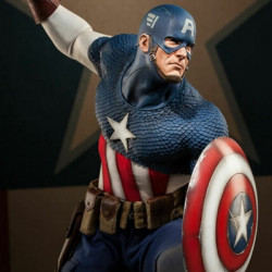 CAPTAIN AMERICA Allied Charge on Hydra Premium Format Sideshow