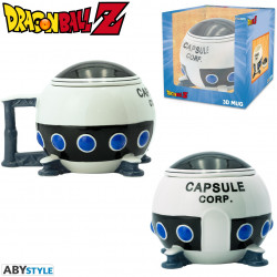  DRAGON BALL Mug 3D Vaisseau Capsule Corp Abystyle