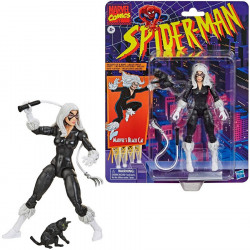 SPIDER-MAN Animated Figurine Black Cat Marvel Retro Collection Hasbro