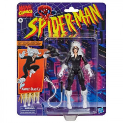 SPIDER-MAN Animated Figurine Black Cat Marvel Retro Collection Hasbro