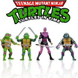 TORTUES NINJA Figurines Turtles in Time série 1 Neca