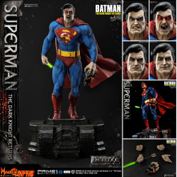  BATMAN THE DARK KNIGHT Statue Superman Deluxe Prime 1