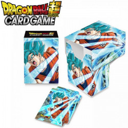 DRAGON BALL SUPER Card Game Deck Box Goku Blue Ultra Pro