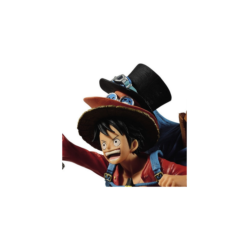 ONE PIECE Figurine Three Brothers Luffy D. Monkey Banpresto