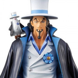 ONE PIECE Figurine Rob Lucci Stampede DXF The Grandline Men 3 Banpresto