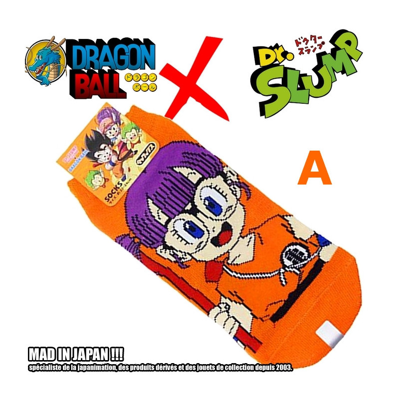 DRAGON BALL X DR SLUMP chaussette enfant modèle A