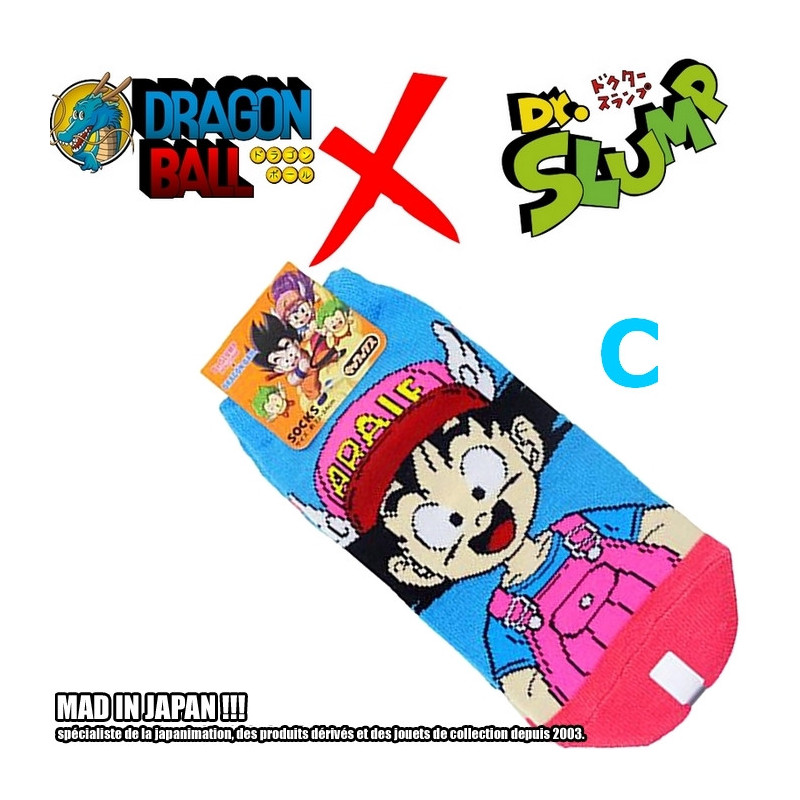 DRAGON BALL X DR SLUMP chaussette enfant modèle C