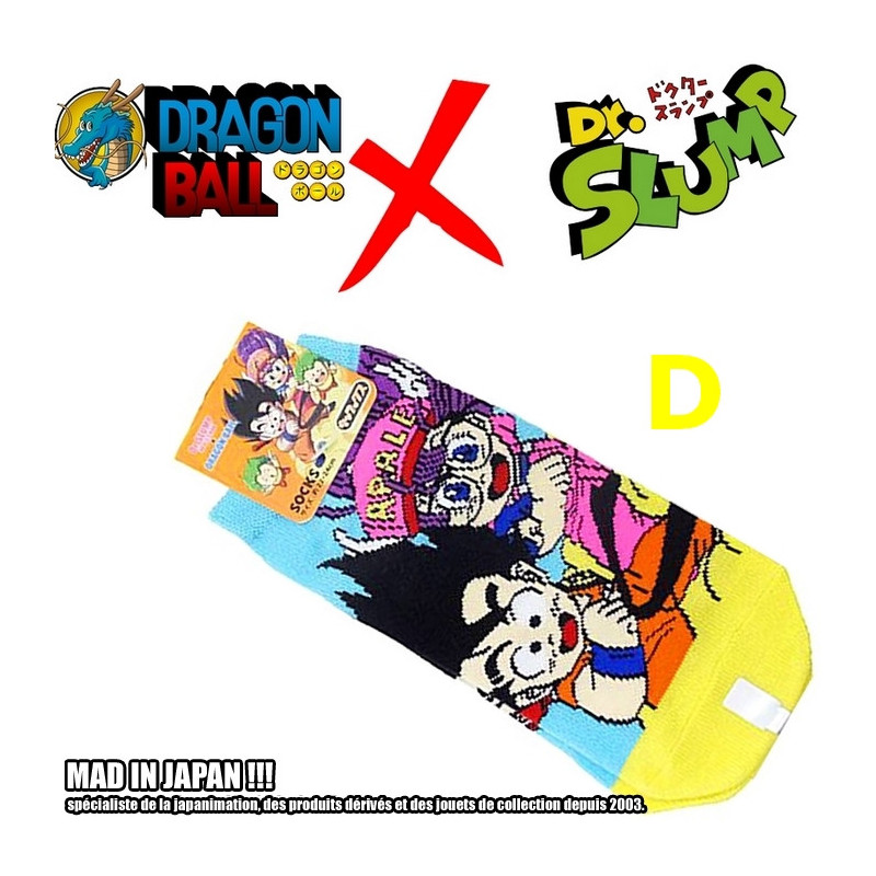 DRAGON BALL X DR SLUMP chaussette enfant modèle D