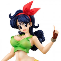 DRAGON BALL Z figurine Lunch blue hair Gals Megahouse limited edition