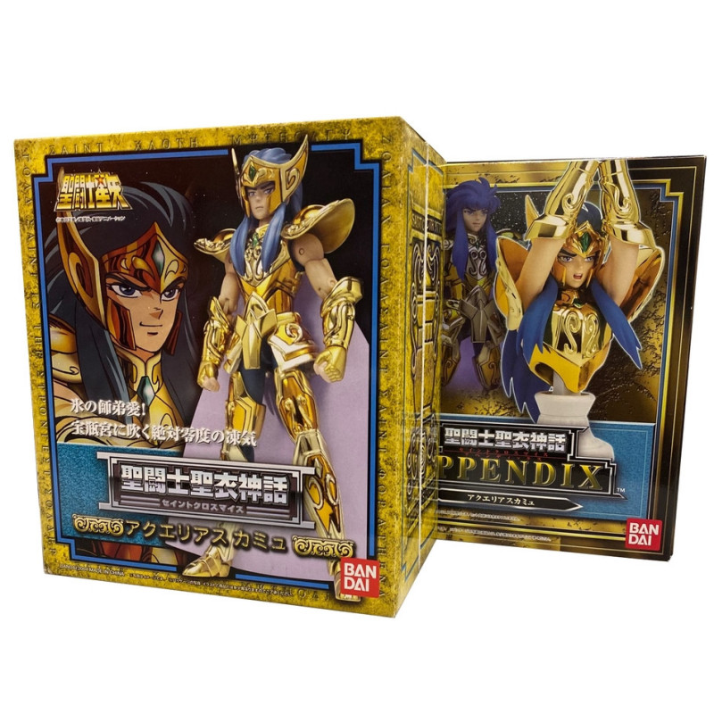 SAINT SEIYA Pack Myth-Cloth Verseau Camus + Appendix Bandai