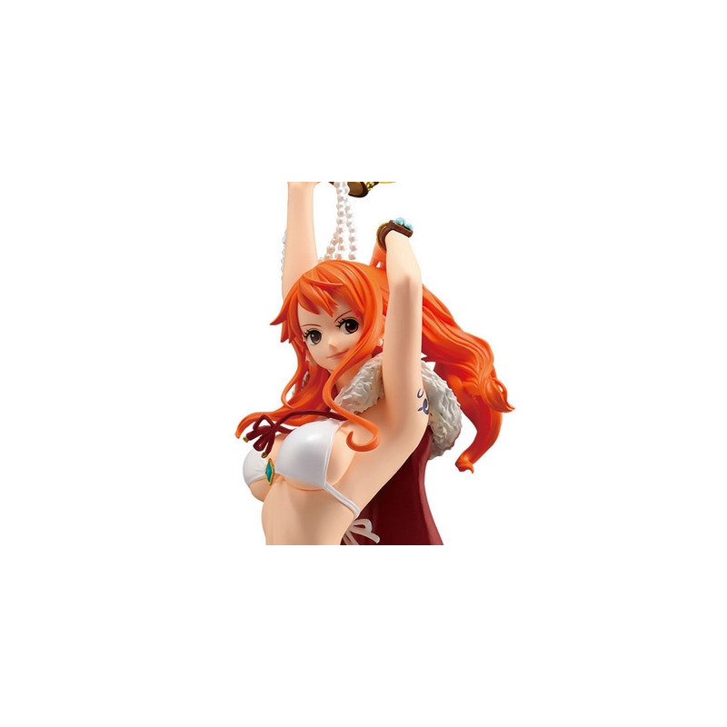 ONE PIECE Figurine Nami Flag Diamond Ship Stampede Version Banpresto