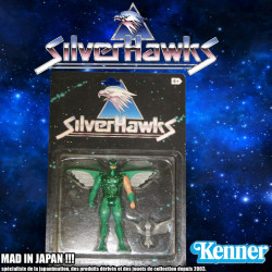 SILVERHAWKS figurine Flashback + Backflash Kenner