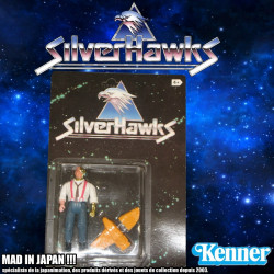 SILVERHAWKS figurine Stargazer + Sly-Bird Kenner