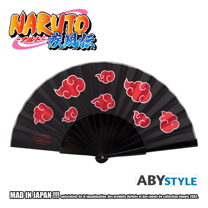 NARUTO SHIPPUDEN Eventail Akatsuki Abystyle