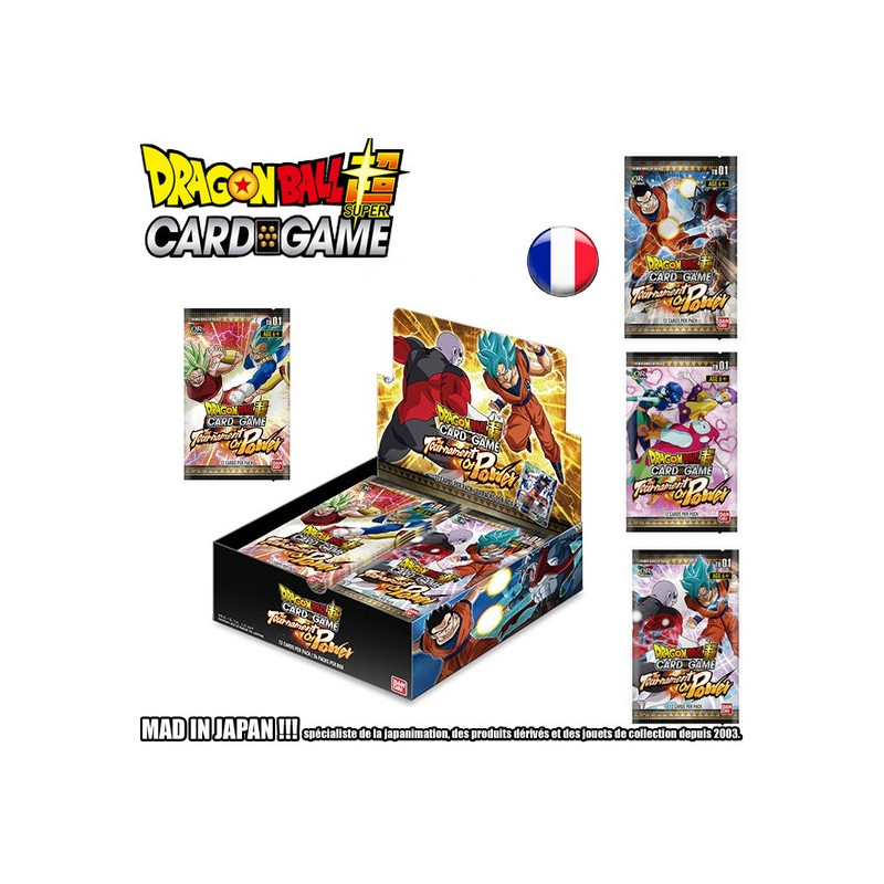 DRAGON BALL SUPER Card Game Theme Boosters Serie 1 - Le Tournoi du Pouvoir Bandai