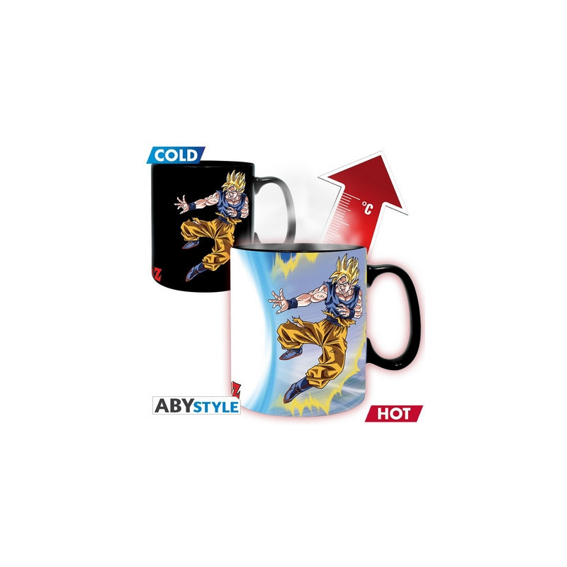 DRAGON BALL Z Mug Heat Change Son Goku vs Kid Buu Abystyle